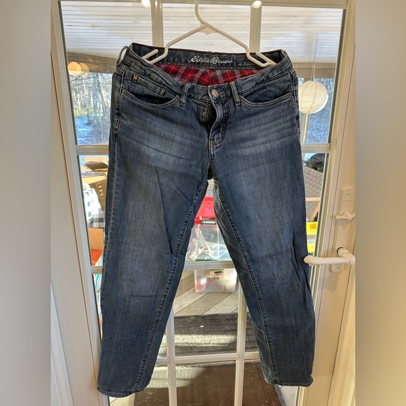 Eddie Bauer Denim - Eddie Bauer Women's Classic Blue Straight Leg Jeans